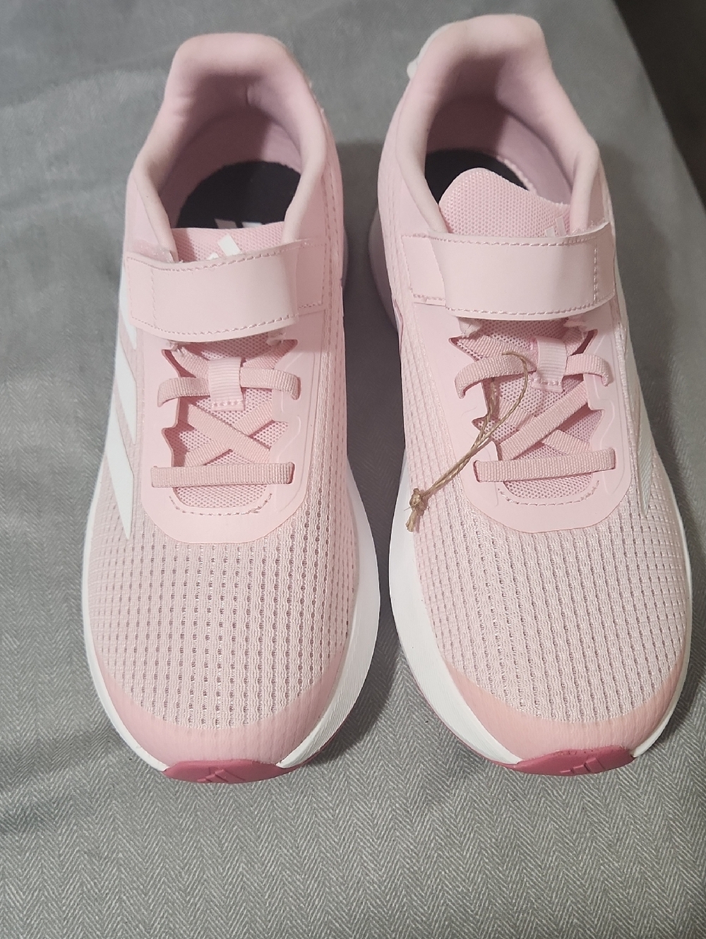 adidas Originals Kids Light Pink Velcro Sneakers